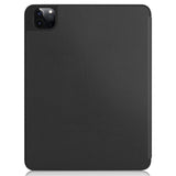 For-iPad-Pro-12.9-(2022)-/-(2021)-/-(2020)-/-(2018)-PU-Leather-Stable-Tri-fold-Stand-Stand-Tablet-Flip-Case-[with-Pen-Slot]-Black