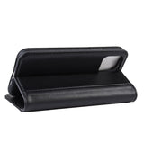 For-iPhone-11-Phone-Cases-Genuine-Split-Leather-Wallet-Mobile-Cover-Stand-Black