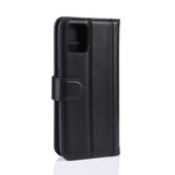 For-iPhone-11-Phone-Cases-Genuine-Split-Leather-Wallet-Mobile-Cover-Stand-Black