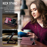 CASEME-013-Series-Auto-absorbed-Flip-Leather-Wallet-Case-for-iPhone-11-6.1-inch-(2019)-Wine-Red