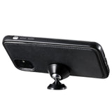 For-iPhone-11-Case-2-in-1-Detachable-Magnetic-Leather-Wallet-Mobile-Cover-with-Strap-Black