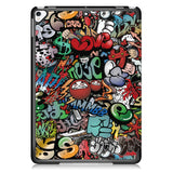Pattern-Printing-PU-Leather-Smart-Auto-Wake/Sleep-Tri-fold-Stand-Tablet-Shell-for-iPad-10.2-(2021)/(2020)/(2019)-Cartoon-Graffiti