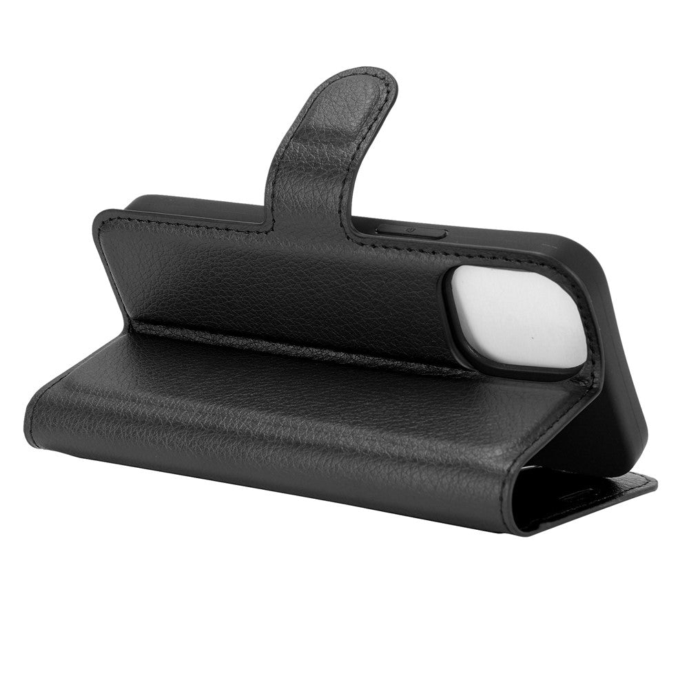 Litchi-Texture-Wallet-Stand-Leather-Phone-Cover-for-iPhone-12-mini-Mobile-Phone-Accessories-Black