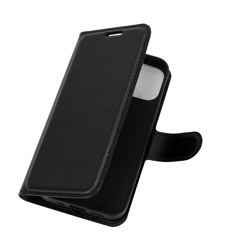 Litchi-Texture-Wallet-Stand-Leather-Phone-Cover-for-iPhone-12-mini-Mobile-Phone-Accessories-Black