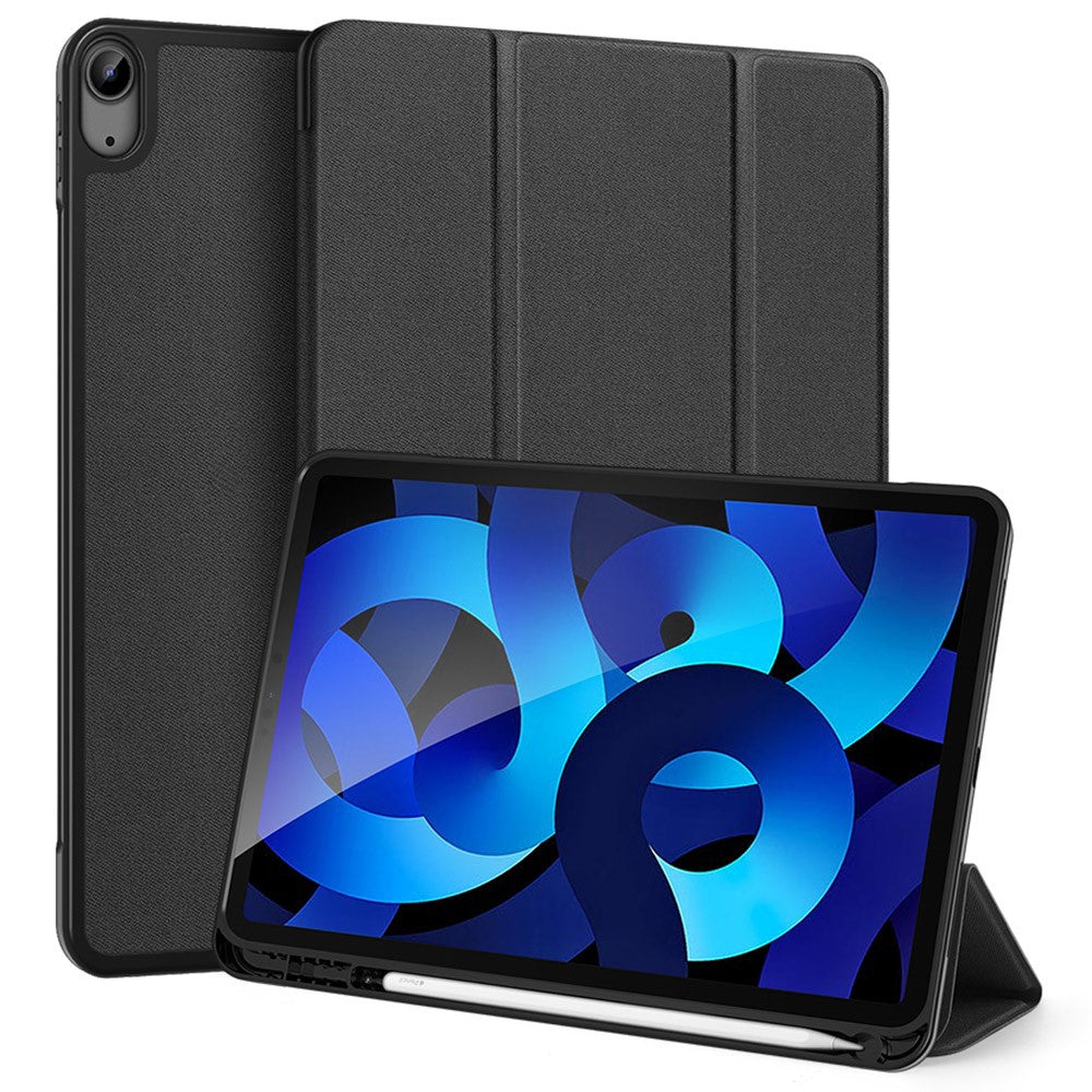 DUX-DUCIS-DOMO-Tri-Fold-Stand-PU-Leather-Tablet-Cover-for-iPad-Air-11-(2025)-/-(2024)-/-Air-(2020)-/-Air-(2022)-Black