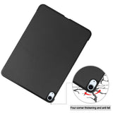 Litch-Skin-PU-Leather-Tri-Fold-Stand-Tablet-Case-for-iPad-Air-11-(2025)-/-(2024)-/-Air-(2022)-/-(2020)-Black