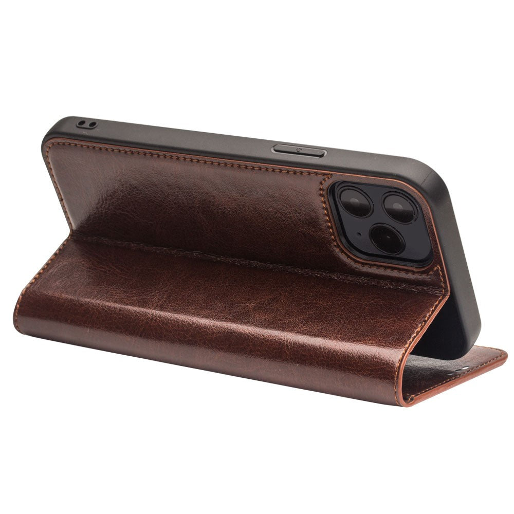 QIALINO-For-iPhone-12-Pro-Max-6.7-inch-Genuine-Cowhide-Leather-Phone-Case-Wallet-Stand-Shockproof-Protective-Cover-Brown