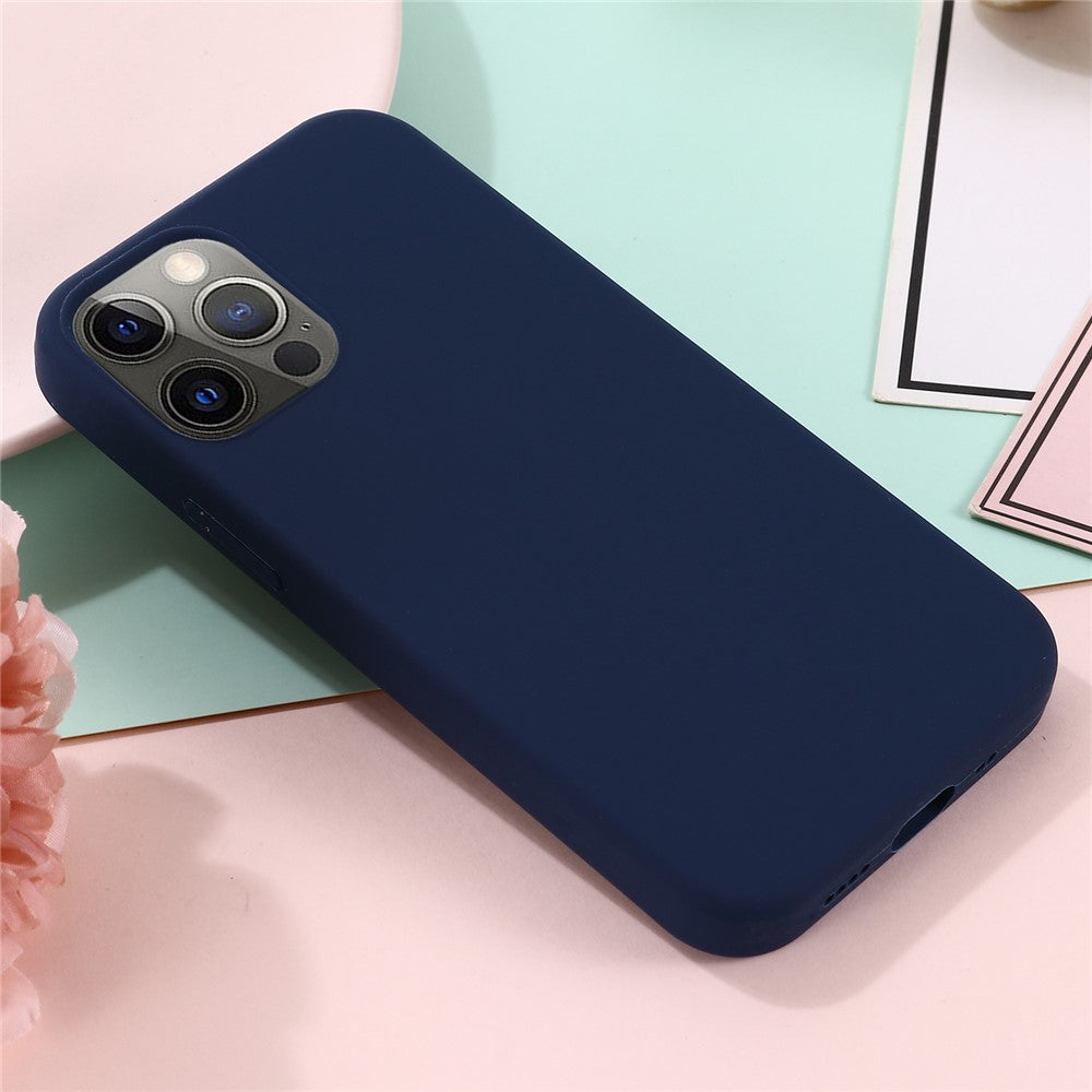 For-iPhone-12-Pro/12-Case-Compatible-with-MagSafe-Anti-Drop-Liquid-Silicone-Phone-Cover-Navy-Blue