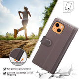 Genuine-Leather-Stand-Wallet-Phone-Case-for-iPhone-13-mini-5.4-inch-Mobile-Phone-Accessories-Black