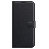 For-iPhone-13-Case-Litchi-Texture-Shockproof-Leather-Wallet-Phone-Cover-Black