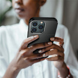 Good-Protective-Scratch-proof-Slide-Card-Holder-PC-+-TPU-Hybrid-Back-Phone-Case-for-iPhone-13-6.1-inch-Blue