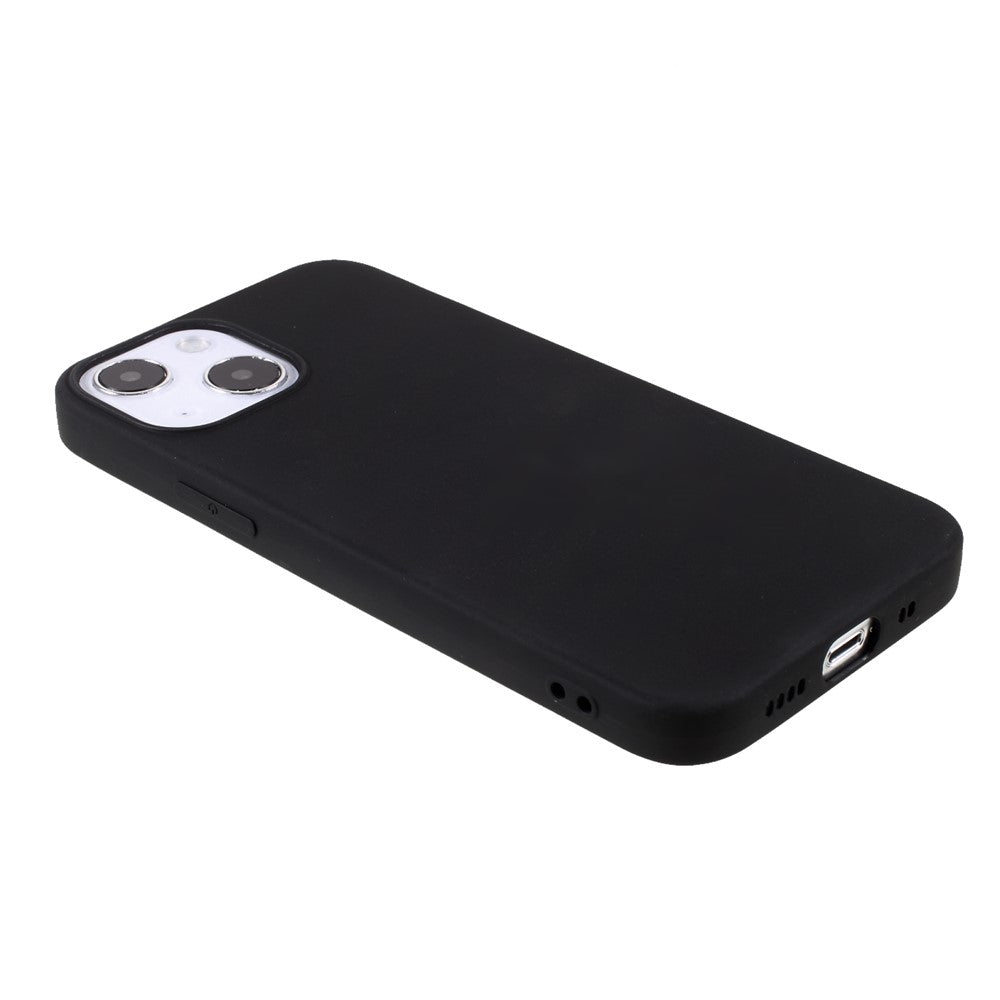 For-iPhone-13-6.1-inch-Matte-Soft-TPU-Lightweight-Anti-Scratch-Shockproof-Phone-Case-Black