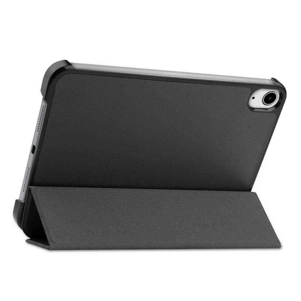 Tri-Fold-Stand-PU-Leather-Smart-Tablet-Protective-Cover-Tablet-Case-for-iPad-mini-(2024)-/-mini-(2021)-Black