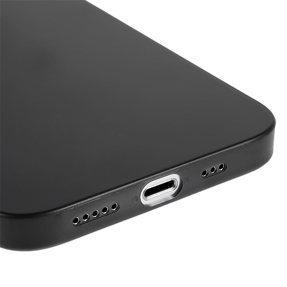 For-iPhone-13-mini-5.4-inch-Frosted-Surface-Ultra-Slim-Anti-Fingerprint-Anti-Scratch-Hard-PC-Phone-Case-Shell-Transparent-Black