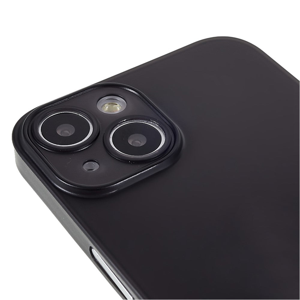 For-iPhone-13-mini-5.4-inch-Frosted-Surface-Ultra-Slim-Anti-Fingerprint-Anti-Scratch-Hard-PC-Phone-Case-Shell-Transparent-Black