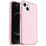 For-iPhone-15-Bump-Proof-Protective-Case-Sparkly-Glitter-Hard-PC-+-Soft-TPU-Phone-Cover-Pink