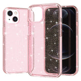 For-iPhone-15-Bump-Proof-Protective-Case-Sparkly-Glitter-Hard-PC-+-Soft-TPU-Phone-Cover-Pink