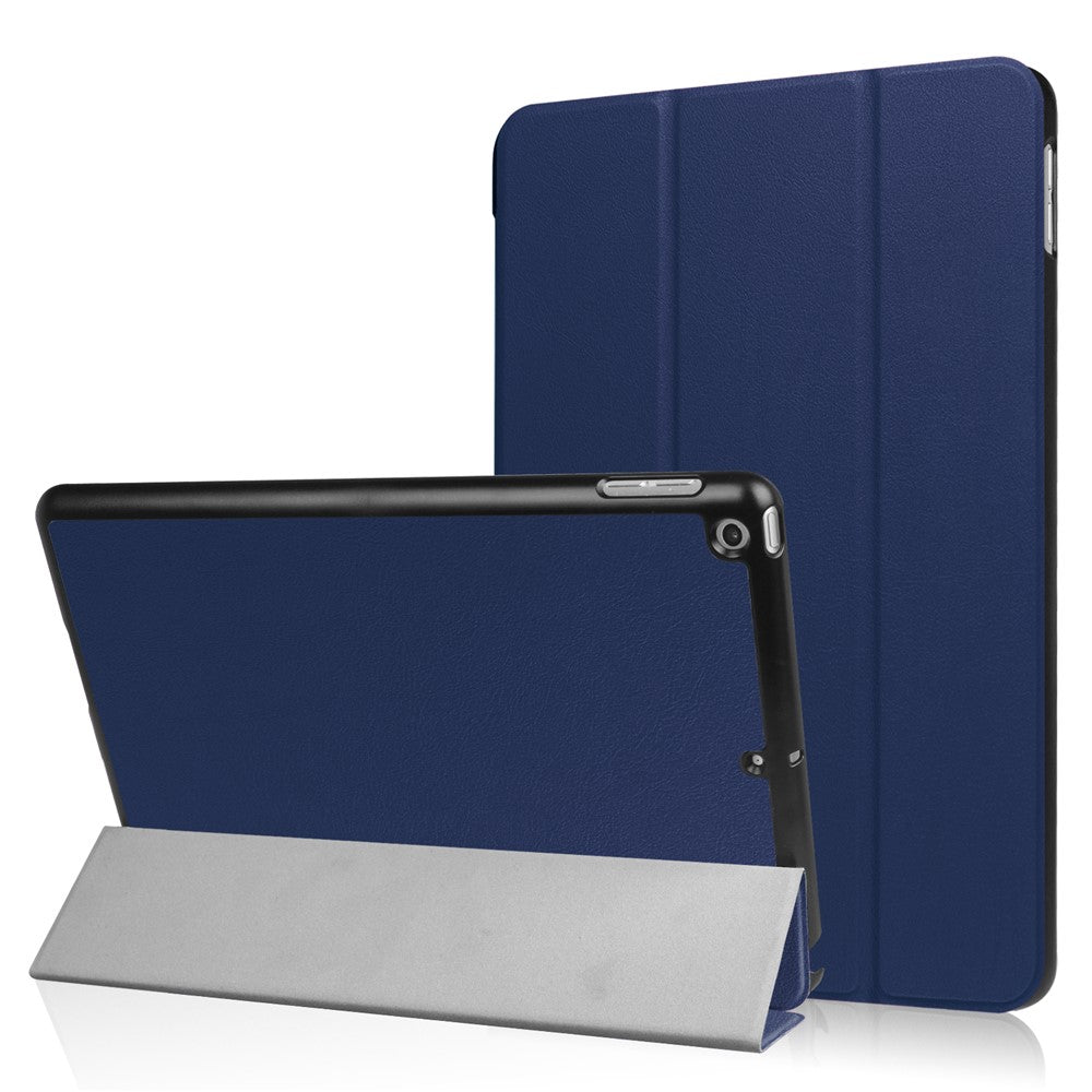 For-iPad-9.7-(2018)-/-9.7-(2017)-Tri-Fold-Stand-Lightweight-Full-Protection-Smart-Leather-Tablet-Case-Cover-Dark-Blue