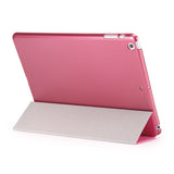 For-iPad-9.7-inch-(2018)-/-(2017)-Magnetic-Tri-Fold-Stand-Leather-Case-Smart-Awake-/-Sleep-Tablet-Cover-Pink