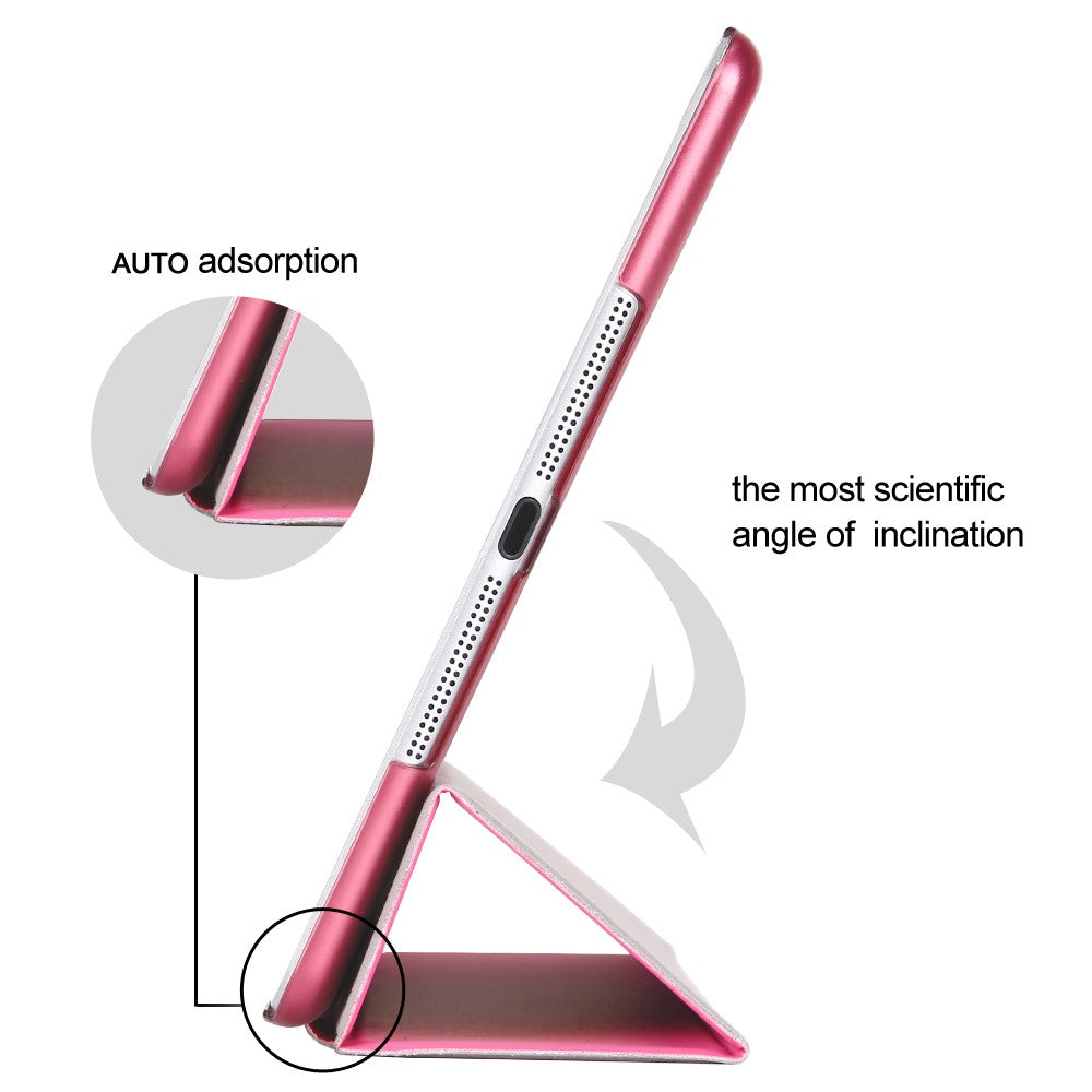 For-iPad-9.7-inch-(2018)-/-(2017)-Magnetic-Tri-Fold-Stand-Leather-Case-Smart-Awake-/-Sleep-Tablet-Cover-Pink