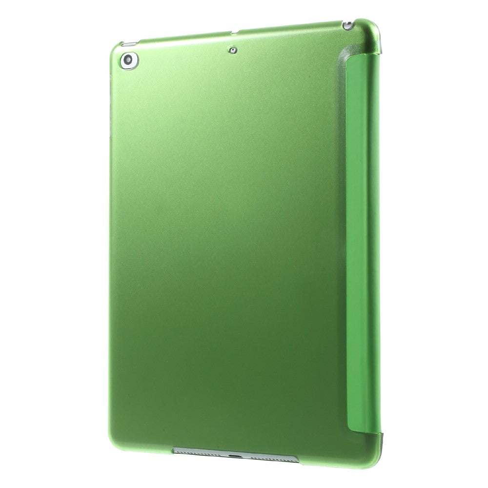 For-iPad-9.7-inch-(2018)/(2017)-Tablet-Cover-Tri-fold-Stand-PU-Leather-+-PC-Protective-Case-Green