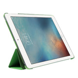 For-iPad-9.7-inch-(2018)/(2017)-Tablet-Cover-Tri-fold-Stand-PU-Leather-+-PC-Protective-Case-Green