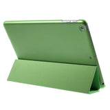 For-iPad-9.7-inch-(2018)/(2017)-Tablet-Cover-Tri-fold-Stand-PU-Leather-+-PC-Protective-Case-Green
