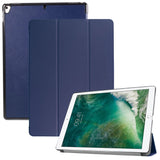 For-iPad-Pro-12.9-(2017)-PU-Leather-Ultra-Thin-Tri-fold-Stand-Auto-Sleep/Wake-Tablet-Cover-Dark-Blue