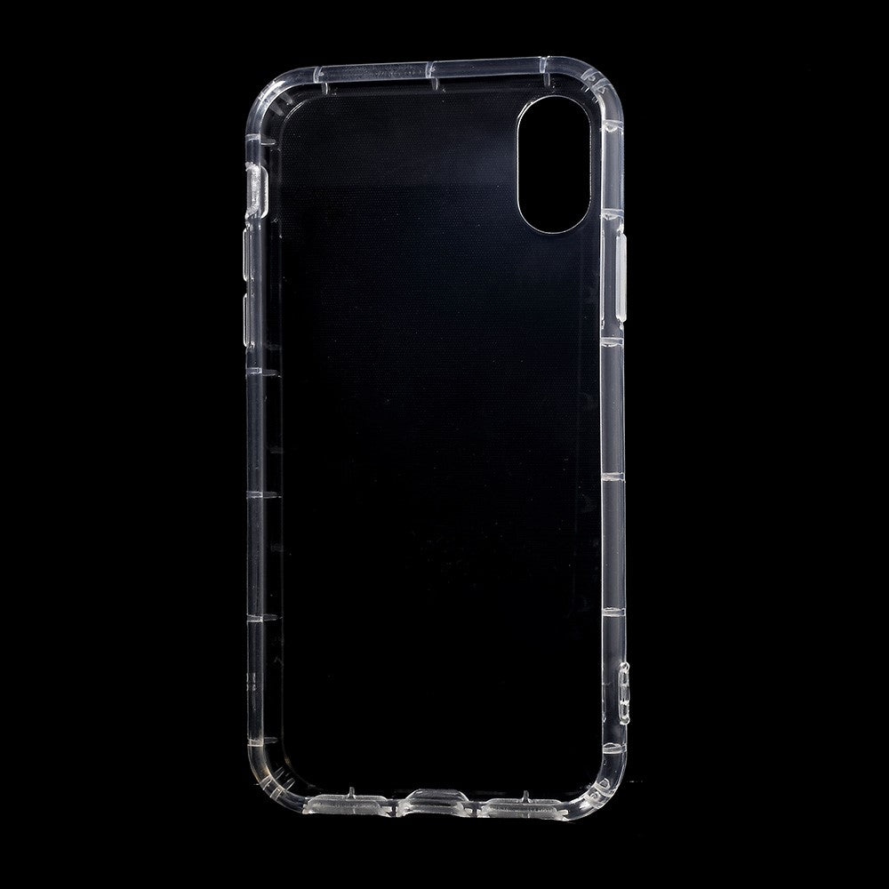 Drop-resistant-Clear-TPU-Protection-Cell-Phone-Case-Accessory-for-iPhone-XS-/-X-5.8-inch-Transparent