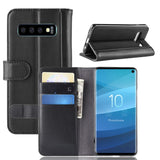For-Samsung-Galaxy-S10-Phone-Cases-Genuine-Split-Leather-Wallet-Mobile-Cover-Stand-Black