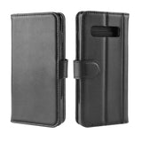 For-Samsung-Galaxy-S10-Phone-Cases-Genuine-Split-Leather-Wallet-Mobile-Cover-Stand-Black