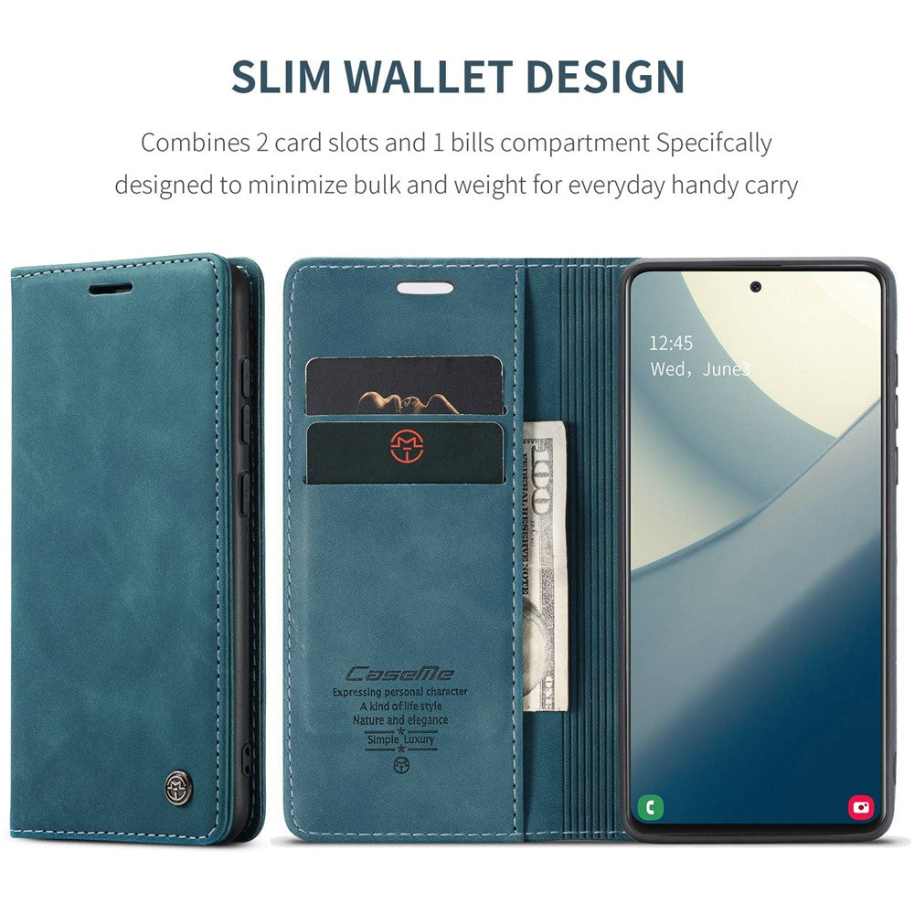 CASEME-013-Series-Auto-absorbed-Leather-Wallet-Automatic-Closing-Stand-Case-for-Samsung-Galaxy-A51-Green