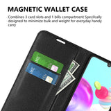Litchi-Texture-PU-Leather-Magnetic-Flip-Stand-Wallet-Phone-Case-for-Galaxy-A41-(Global-Version)-Black