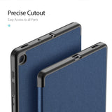 DUX-DUCIS-Domo-Series-Leather-Case-for-Samsung-Galaxy-Tab-S6-Lite-(2024)/(2022)/(2020)-P610-P615-Pen-Slot-Tri-fold-Stand-Cover-Blue