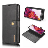DG.MING-Detachable-2-in-1-Split-Leather-Wallet-Shell-+-PC-Back-Case-for-Samsung-Galaxy-S20-FE-4G-/-5G-/-S20-Lite-/-S20-FE-2022-Black