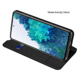 DUX-DUCIS-Skin-Pro-Series-Card-Slot-PU-Leather-Phone-Cover-for-Samsung-Galaxy-S20-FE-4G/5G/S20-Lite/S20-FE-2022-Black