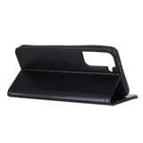 Shockproof-Anti-dust-Crazy-Horse-Leather-Wallet-Stand-Cellphone-Cover-Case-for-Samsung-Galaxy-S21-5G/S21-4G-Black