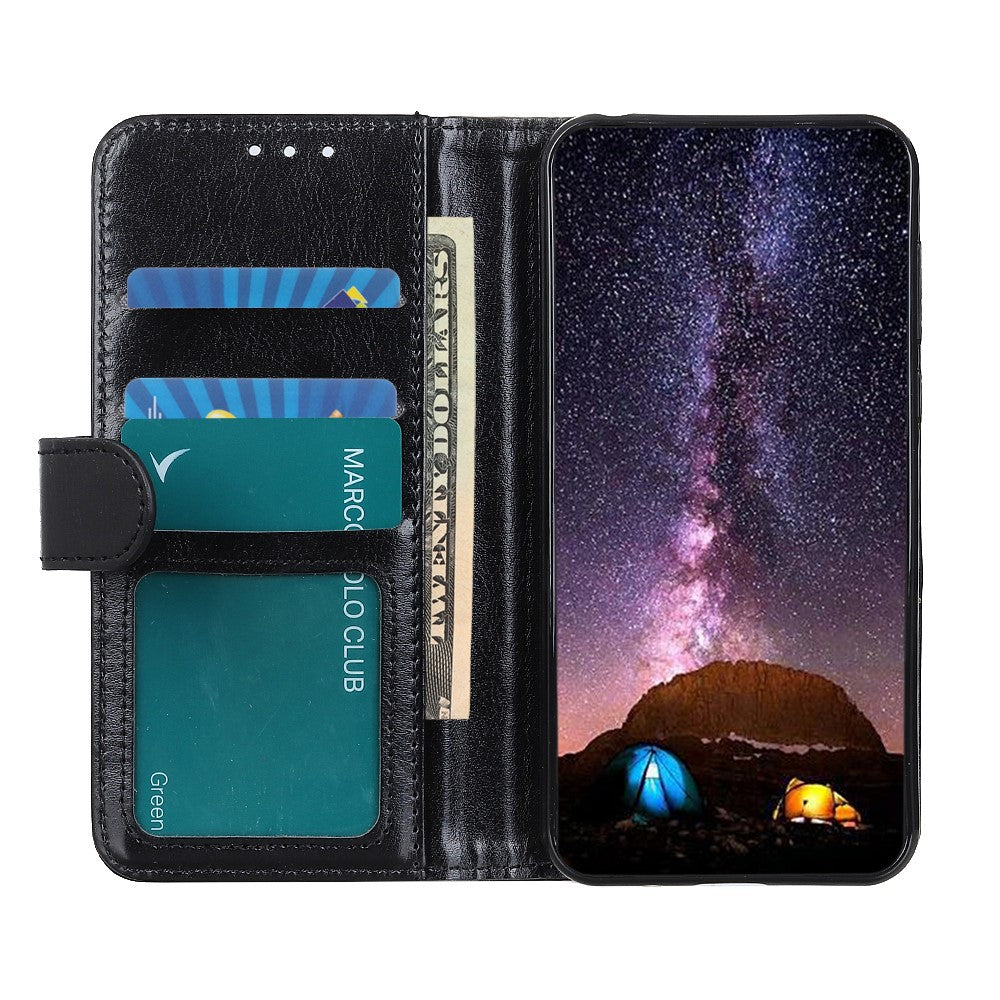 Shockproof-Anti-dust-Crazy-Horse-Leather-Wallet-Stand-Cellphone-Cover-Case-for-Samsung-Galaxy-S21-5G/S21-4G-Black