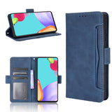 Leather-Protective-Case-for-Samsung-Galaxy-A52-4G/5G-/-A52s-5G-Multiple-Card-Slots-Shell-Blue