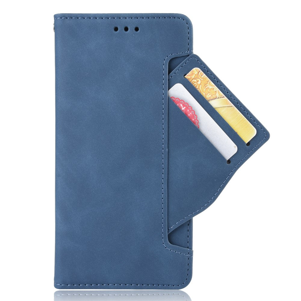 Leather-Protective-Case-for-Samsung-Galaxy-A52-4G/5G-/-A52s-5G-Multiple-Card-Slots-Shell-Blue