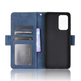 Leather-Protective-Case-for-Samsung-Galaxy-A52-4G/5G-/-A52s-5G-Multiple-Card-Slots-Shell-Blue