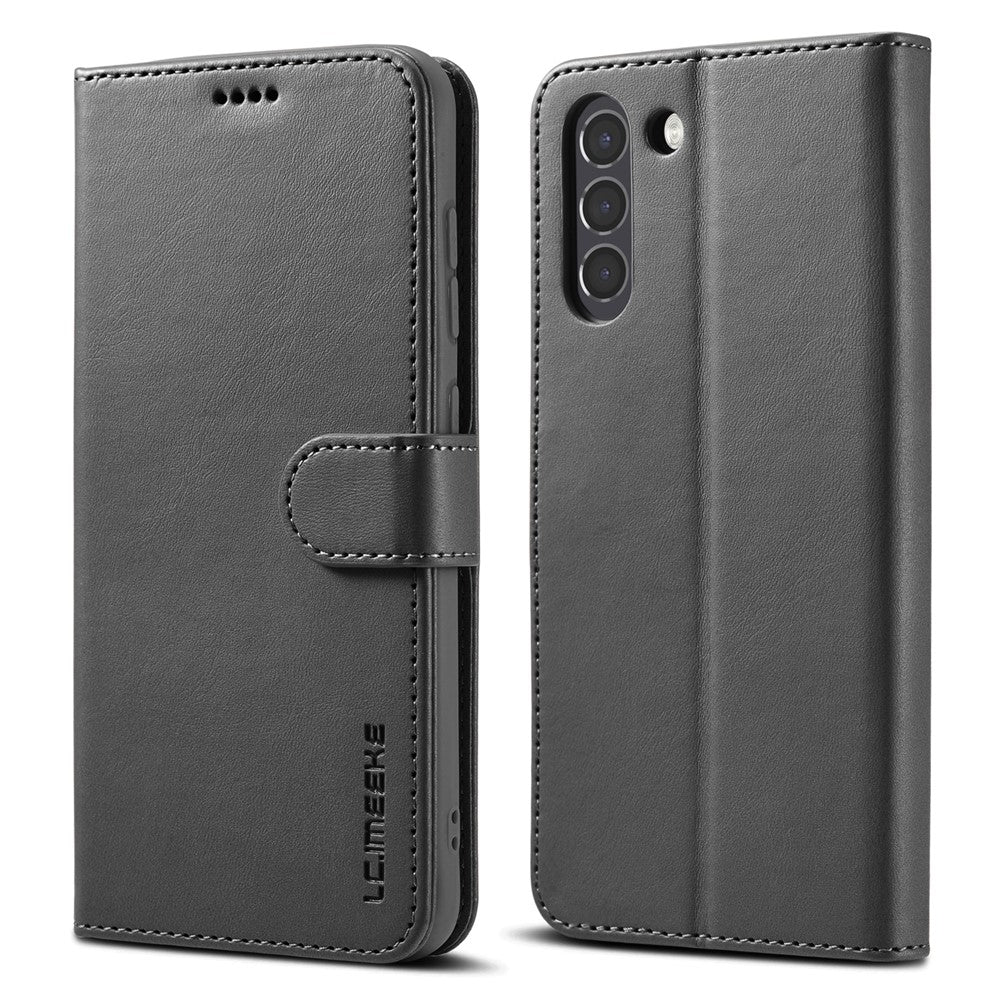 LC.IMEEKE-Wallet-Design-Leather-Shell-Phone-Stand-Cover-Case-for-Samsung-Galaxy-S21-FE-Black