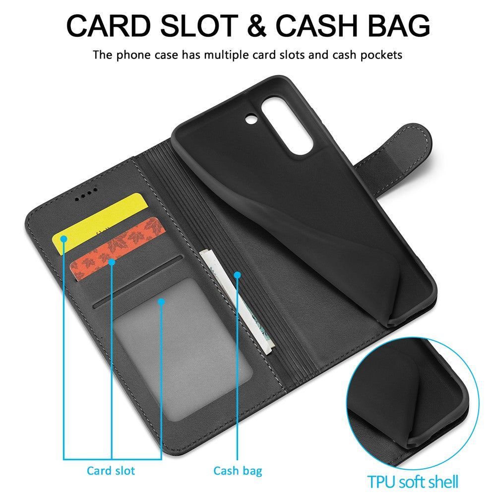 LC.IMEEKE-Wallet-Design-Leather-Shell-Phone-Stand-Cover-Case-for-Samsung-Galaxy-S21-FE-Black