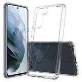 Four-Corner-Cushioned-Anti-Scratch-Clear-Acrylic-+-TPU-Anti-Drop-Hybrid-Cover-for-Samsung-Galaxy-S21-FE