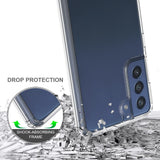 Four-Corner-Cushioned-Anti-Scratch-Clear-Acrylic-+-TPU-Anti-Drop-Hybrid-Cover-for-Samsung-Galaxy-S21-FE