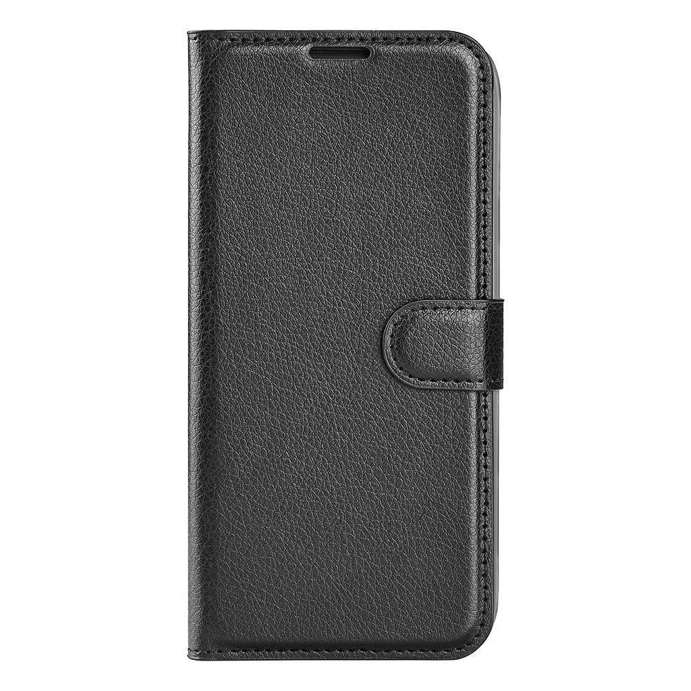For-Samsung-Galaxy-A33-5G-Litchi-Texture-PU-Leather-Flip-Stand-Case-Wallet-Style-Magnetic-Clasp-Protective-Phone-Cover-Black