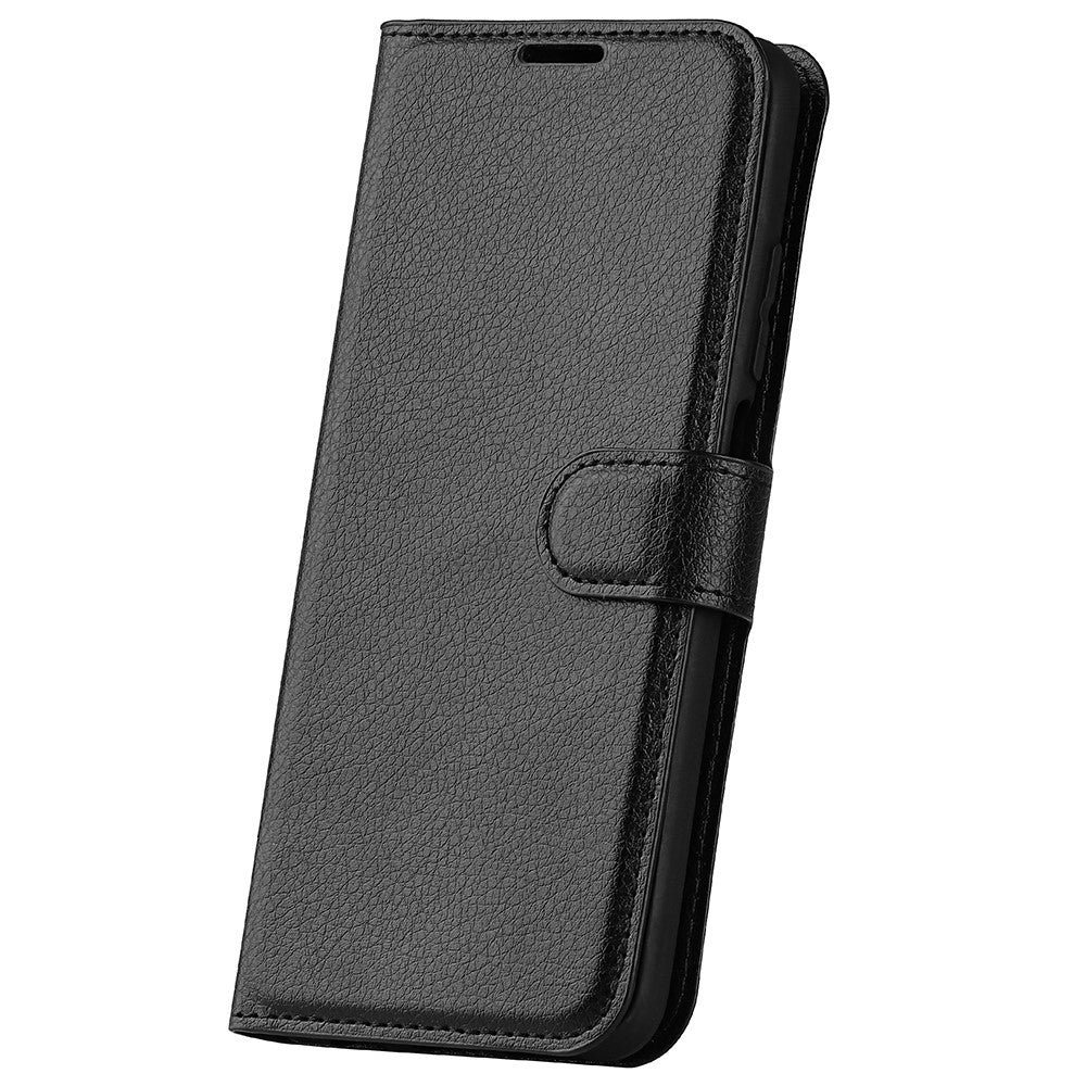 For-Samsung-Galaxy-A33-5G-Litchi-Texture-PU-Leather-Flip-Stand-Case-Wallet-Style-Magnetic-Clasp-Protective-Phone-Cover-Black