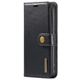 DG.MING-For-Samsung-Galaxy-S22-5G-Detachable-2-in-1-Split-Leather-Full-Protection-Shell-Wallet-Cover-TPU-Inner-Phone-Case-Black