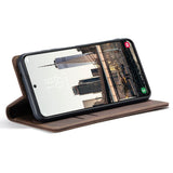 CASEME-013-Series-for-Samsung-Galaxy-S22-5G-PU-Leather-Wallet-Phone-Case-Stand-Magnetic-Absorption-Card-Holder-Cover-Coffee
