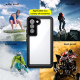 REDPEPPER-FS-Series-for-Samsung-Galaxy-S22-5G-Transparent-IP68-Waterproof-Phone-Case-IP6X-Dust-proof-Defender-Shell-Support-Fingerprint-Unlock